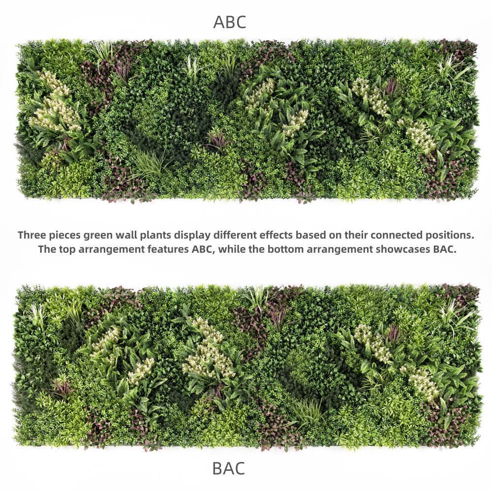 V278-CCGK001-A-B-C-HERA-139838-00 YES4HOMES 3 SQM Artificial Plant Wall Grass Panels Vertical Garden Foliage Tile Fence 1X1M - Image 1