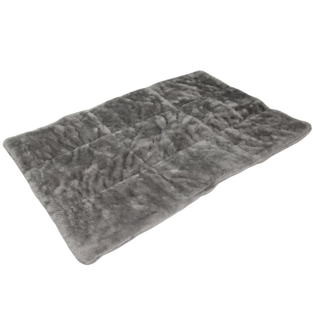 V278-GREY-MAT-36-155369-00 YES4PETS 36" Washable Pet Dog Bed Cat Beds Mat Pad Cushion Mattress - Image 1