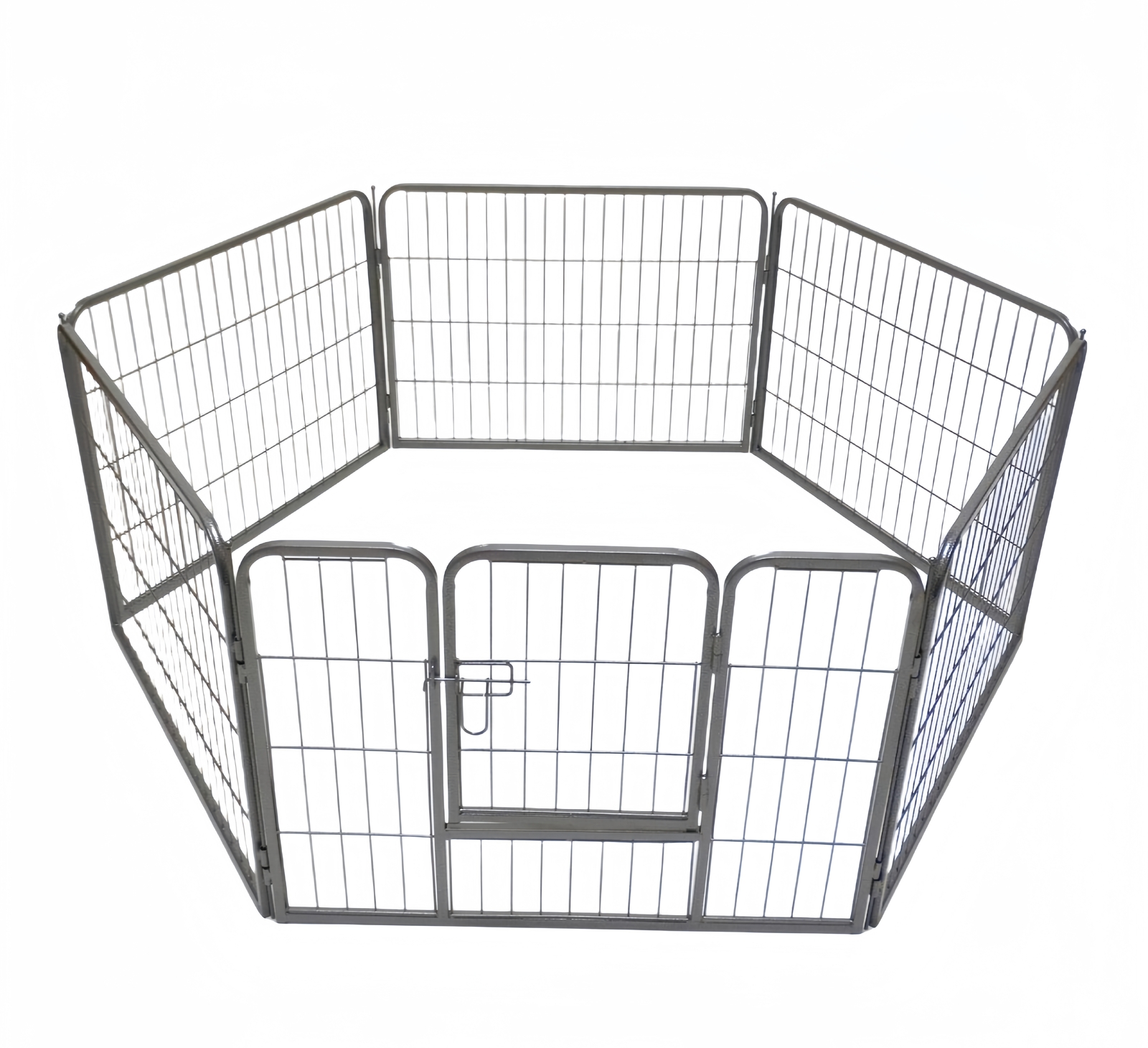 V278-HPL60-6-DOOR-186166-00 YES4PETS 6 Panel 60 cm Heavy Duty Pet Dog Puppy Cat Rabbit Exercise Playpen Fence - Image 1