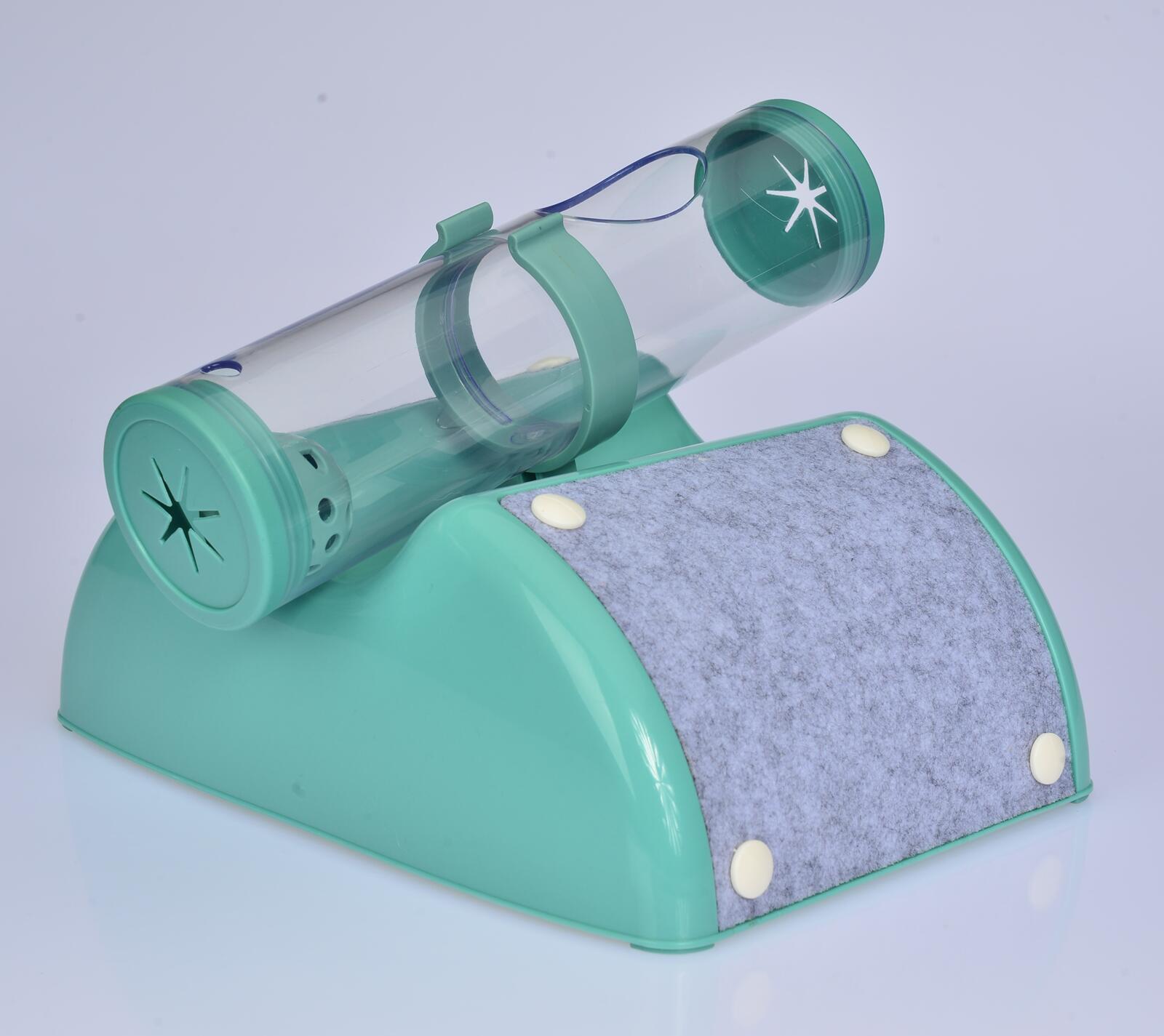 V278-TY503-CAT-TOY-GREEN-67522-00 Cat Play Box Kit Pet Toy Kitten Toys Interactive Ball Peek Hunting Toy-Green - Image 1