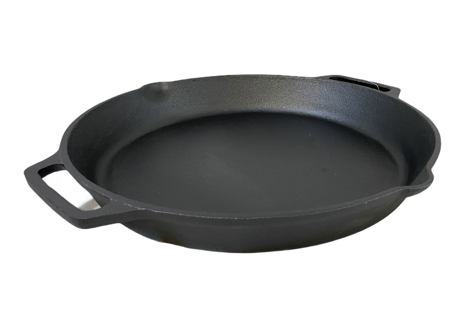 V278-UI3035-65572-00 YES4HOMES Cast Iron Fry Paella Pan Pre-Seasoned Barbecue Oven Safe Grill Frypan - Image 1