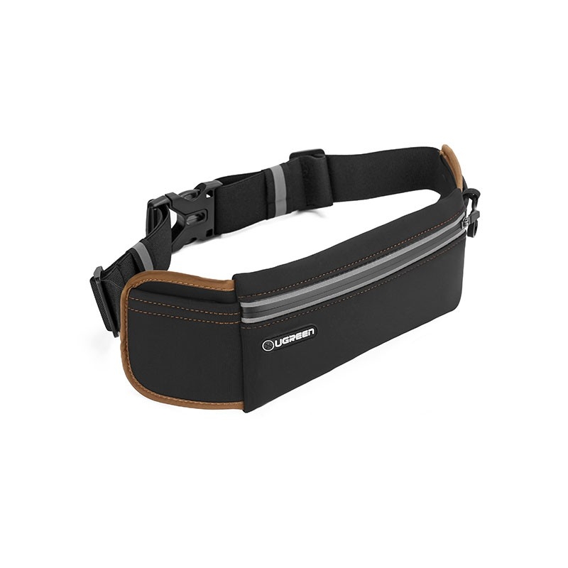 V28-ACBUGN20818-01_19 UGREEN Sport Running Waist Pack Waterproof Belt Black 20818 - Image 1