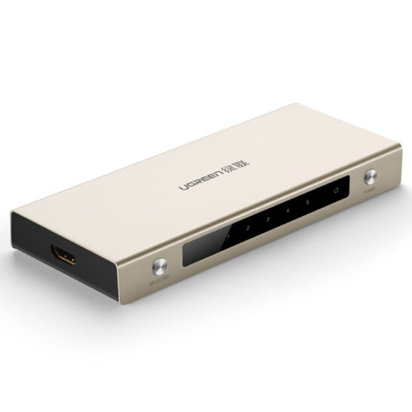 V28-ACBUGN40279-01_3_14 UGREEN HDMI 5 x 1 Switch Zinc Alloy 40279 - Image 1