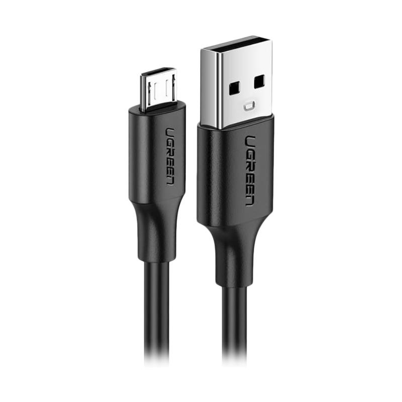 V28-ACBUGN60136-01_7 UGREEN USB 2.0 A to Micro USB Cable Nickel Plating 1m Black 60136 - Image 1
