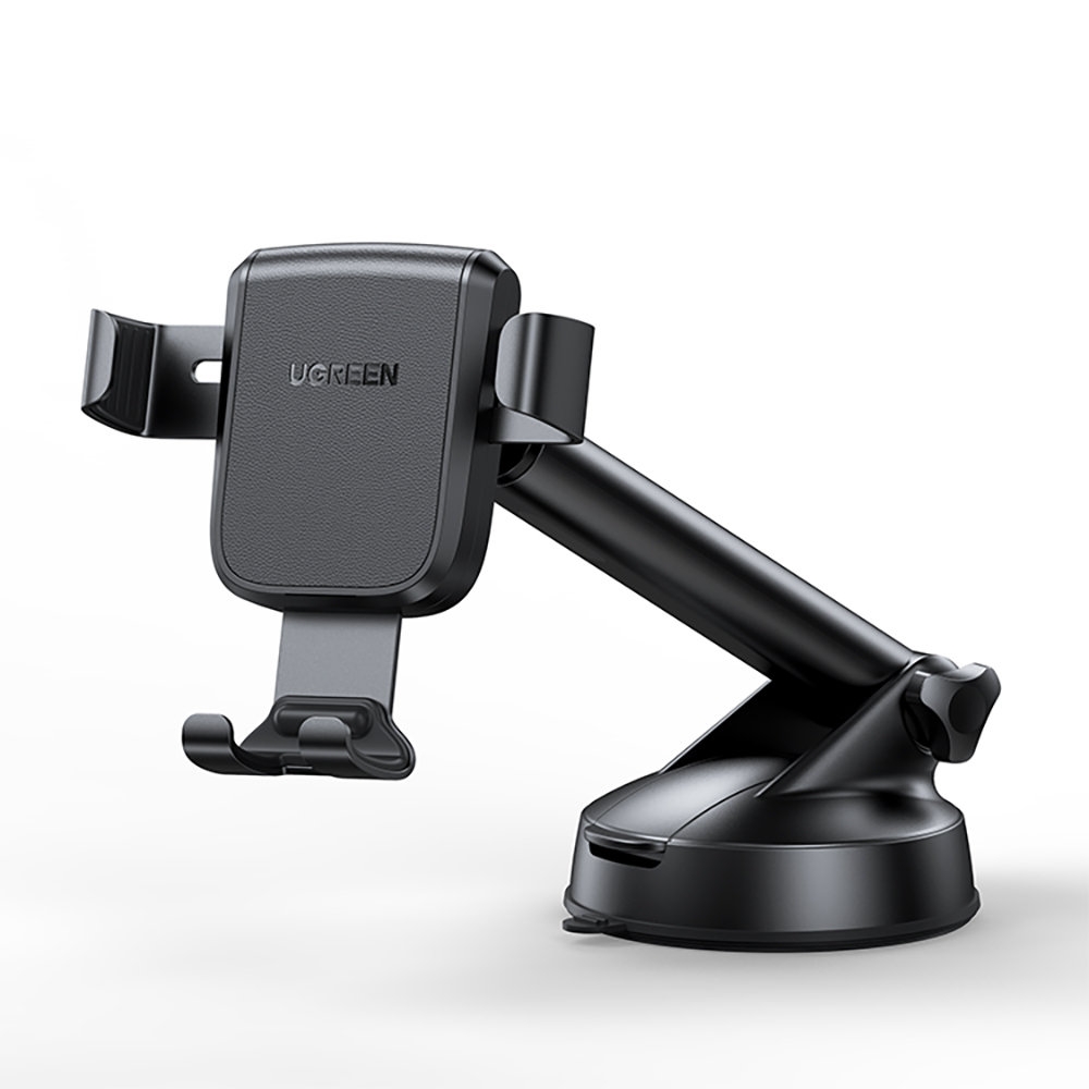 V28-ACBUGN60990-72177-00 UGREEN 60990 Gravity Phone Holder with Suction Cup (Black) - Image 1