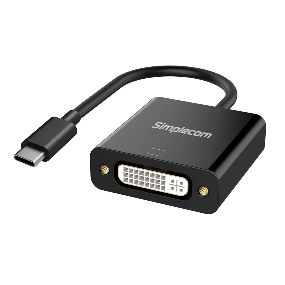 V28-DA103_da103_1_1 Simplecom DA103 USB-C to DVI Adapter Full HD 1080p - Image 1