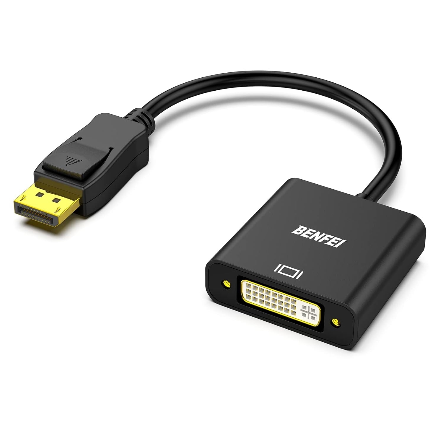 V28-ELEBEN115BK-202502281142-00 BENFEI DisplayPort to DVI DVI-D Single Link Adapter - Image 1
