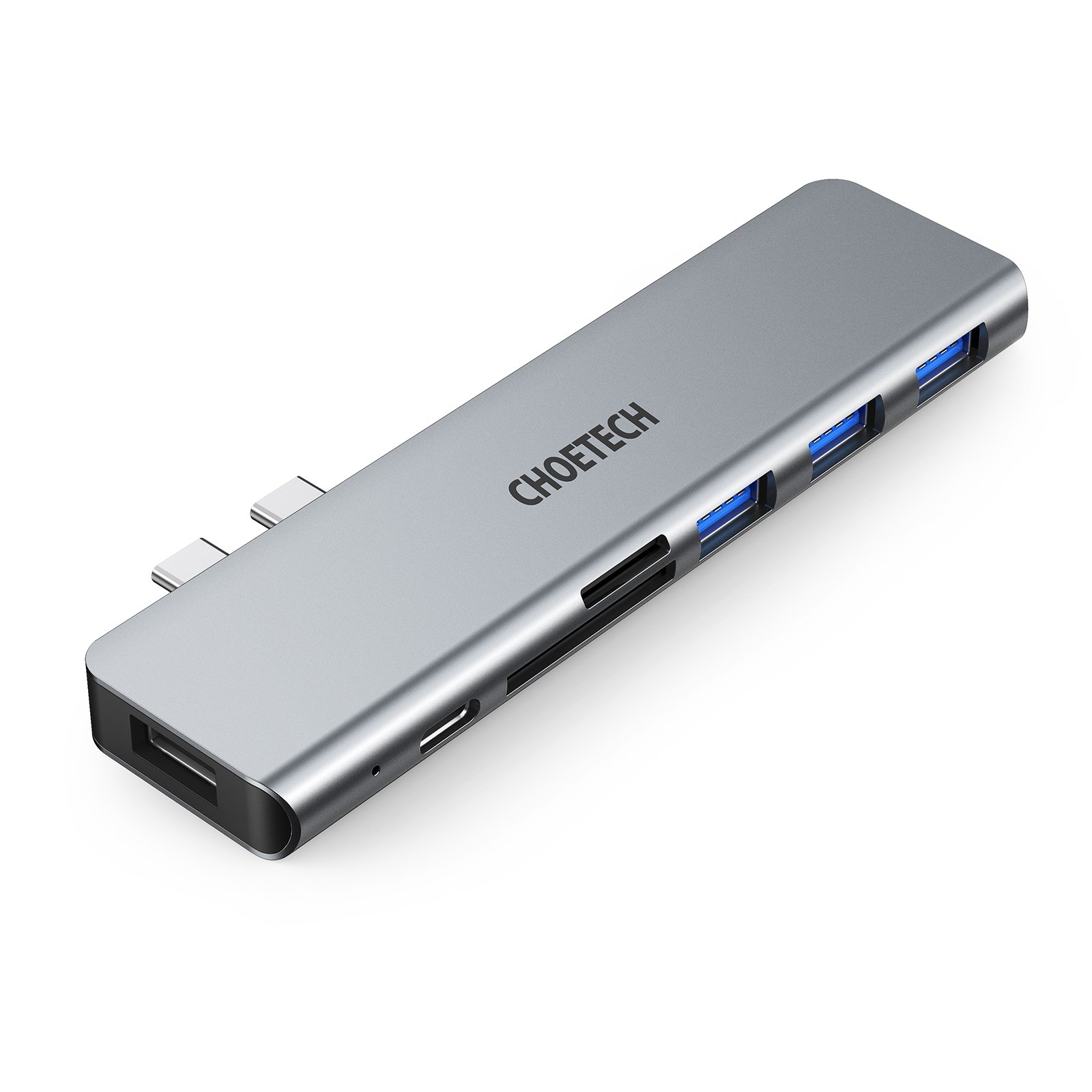 V28-ELECHOHUBM23_elechohubm23-1_1 CHOETECH HUB-M23 7-in-1 MacBook Pro USB Adapter - Image 1