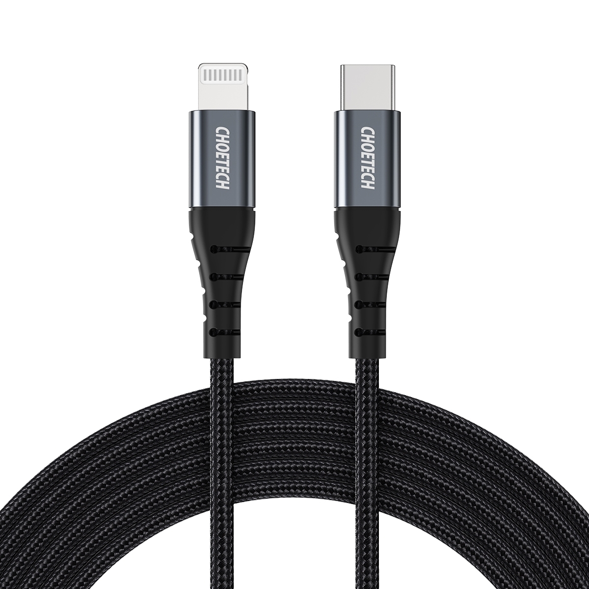 V28-ELECHOIP0042_elechoip0042-1_1 CHOETECH IP0042 USB-C MFI Certified iPhone Cable 3M - Image 1