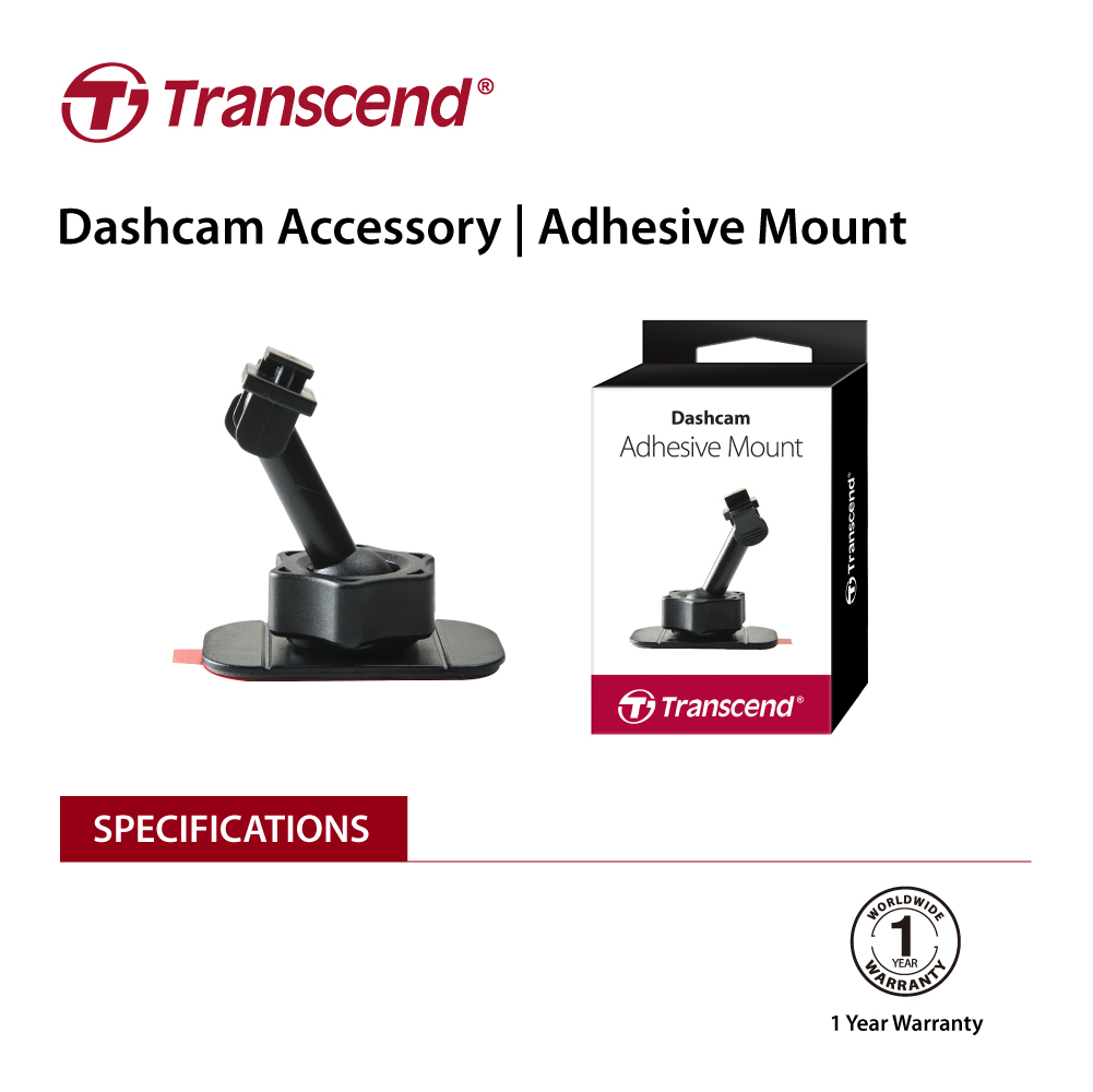 V28-ELETRATSDPA1-01_13 TRANSCEND TS-DPA1 Adhesive Mount for DrivePro - Image 1