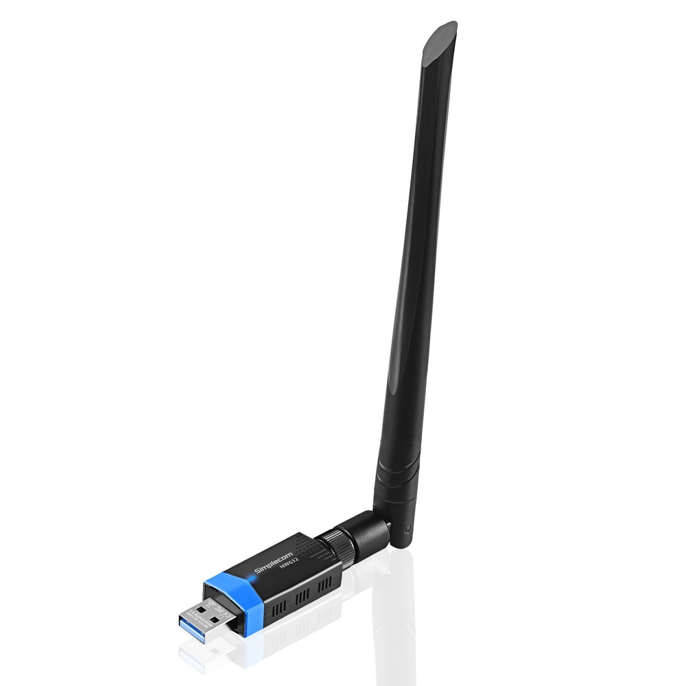 V28-NW632-01_24 Simplecom NW632 Wi-Fi 5 Bluetooth 5.0 USB Adapter Dual Band AC1200 - Image 1