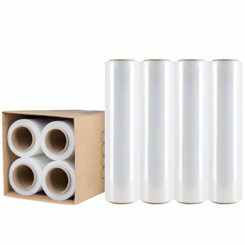 V289-002-224cfe5a-20fb-46c3-8bcd-eea5ea8621ad-00 Moofer Premium Pallet Stretch Wrap 500mm x 300m x 25um Clear (4 Packs) - Image 1