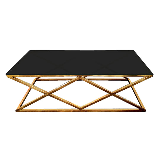 V292-CFT-BEV002-goldblack_540x_v_1662866870-00 Alsea Coffee Table Gold Base - Black Glass - Image 1