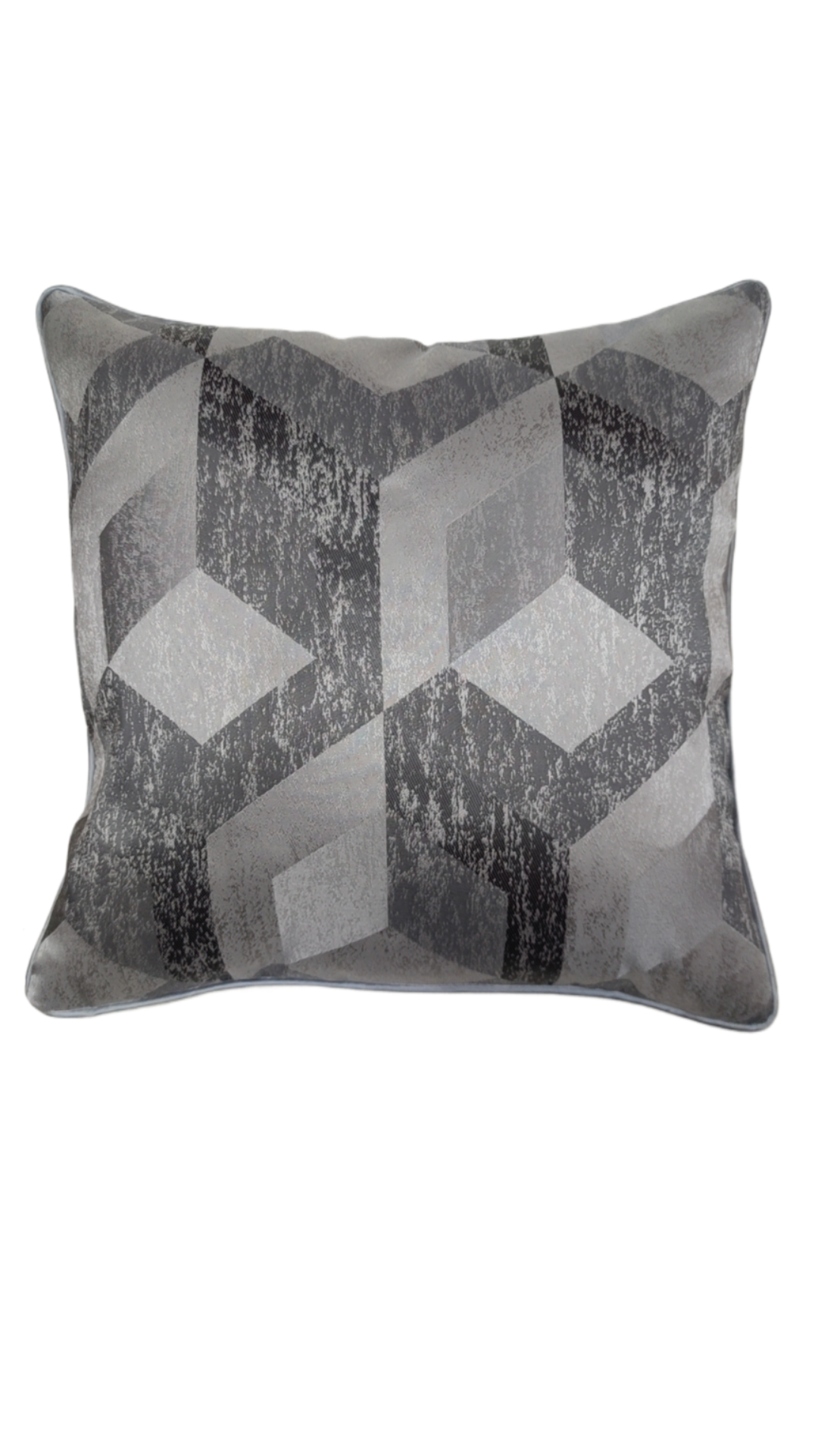 V292-HD-CUSHN-DMNT-GREY-195561-00 Diamant Grey Designer Luxury Cushion - Image 1