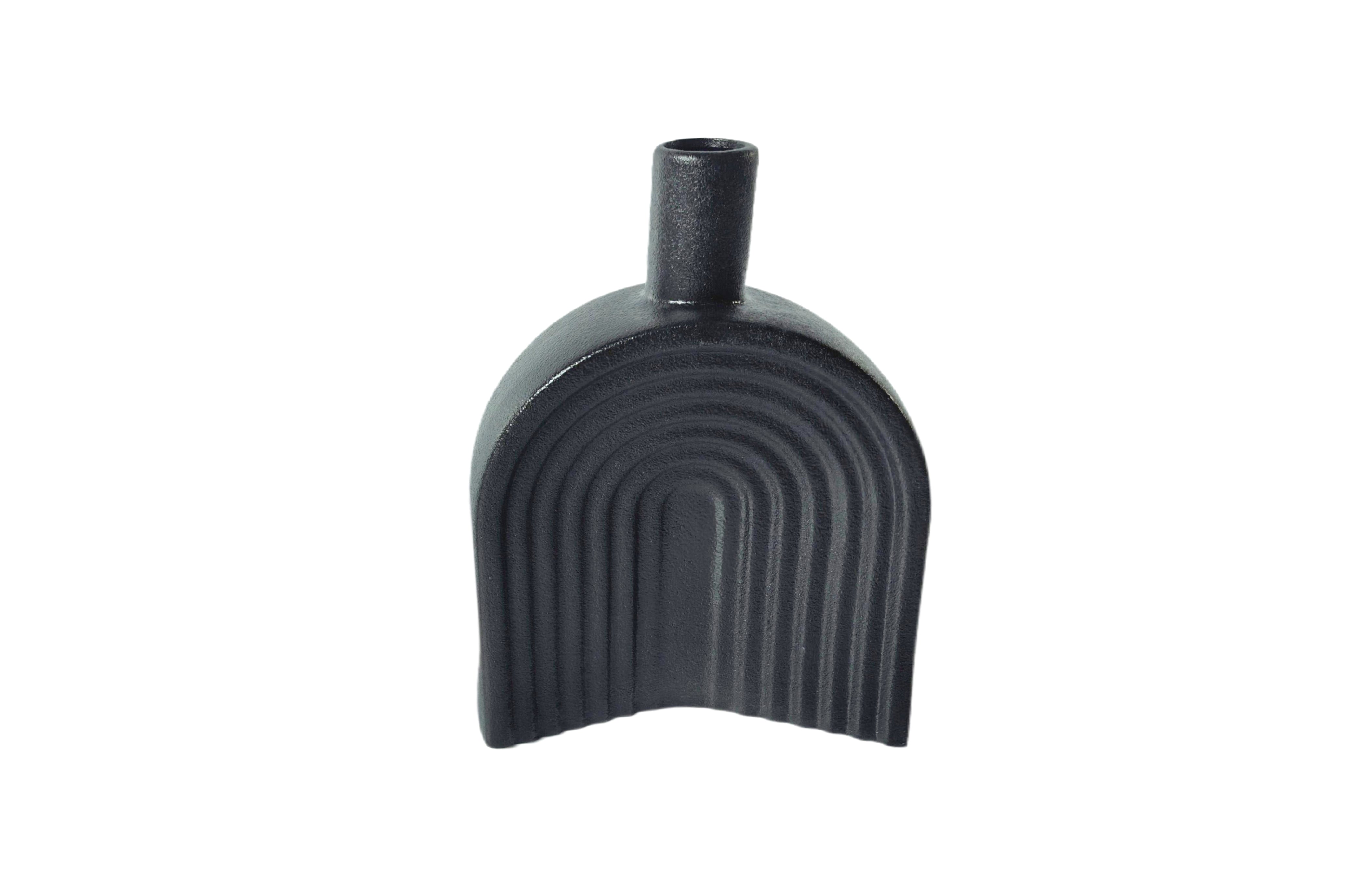 V292-HD-VASE-NORDIC-ARCH-BLACK-202503282106-00 Nordic Arch Vase - Black - Image 1