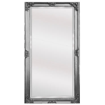 V292-M-DLUX-XL-SILVER-72204-00 Deluxe French Provincial Ornate Mirror - Silver - X large 210cm x 110cm - Image 1