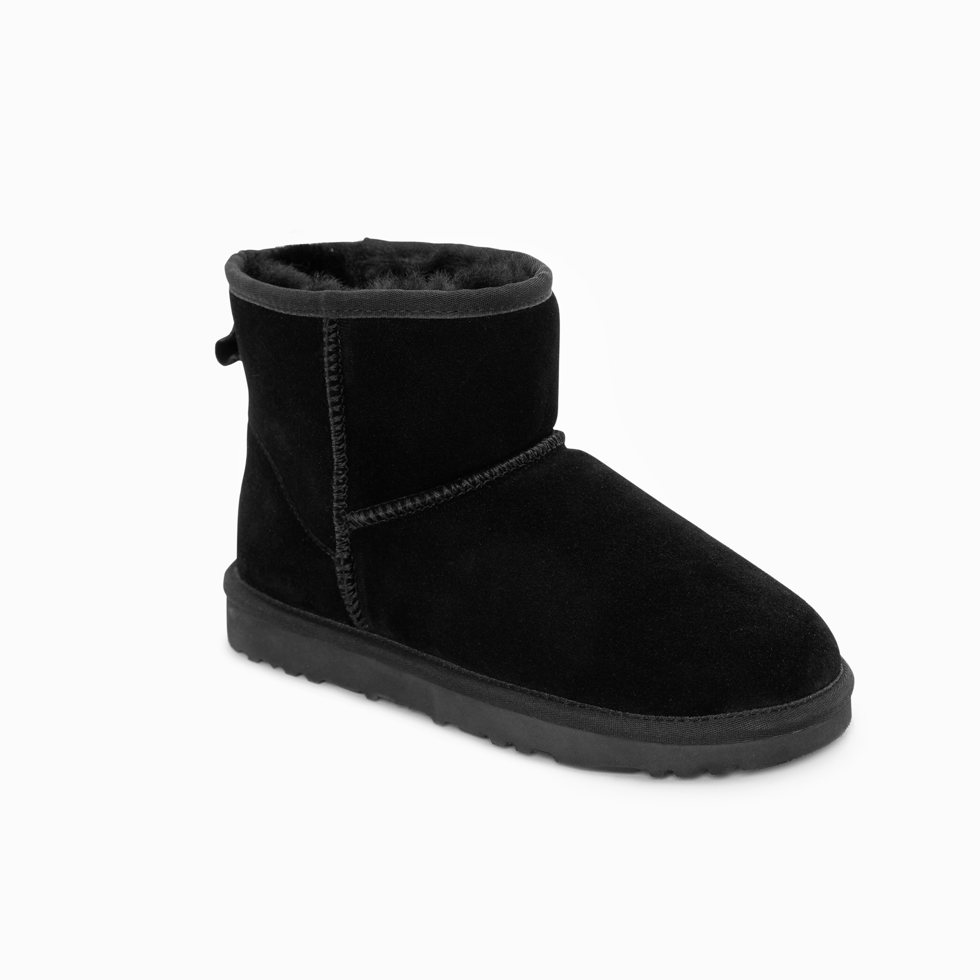 V317-OB664-BLACK-41-94880-01 Ugg Boots Genuine Australian Sheepskin Unisex Mini Classic Suede (Black, EU41) - Image 1