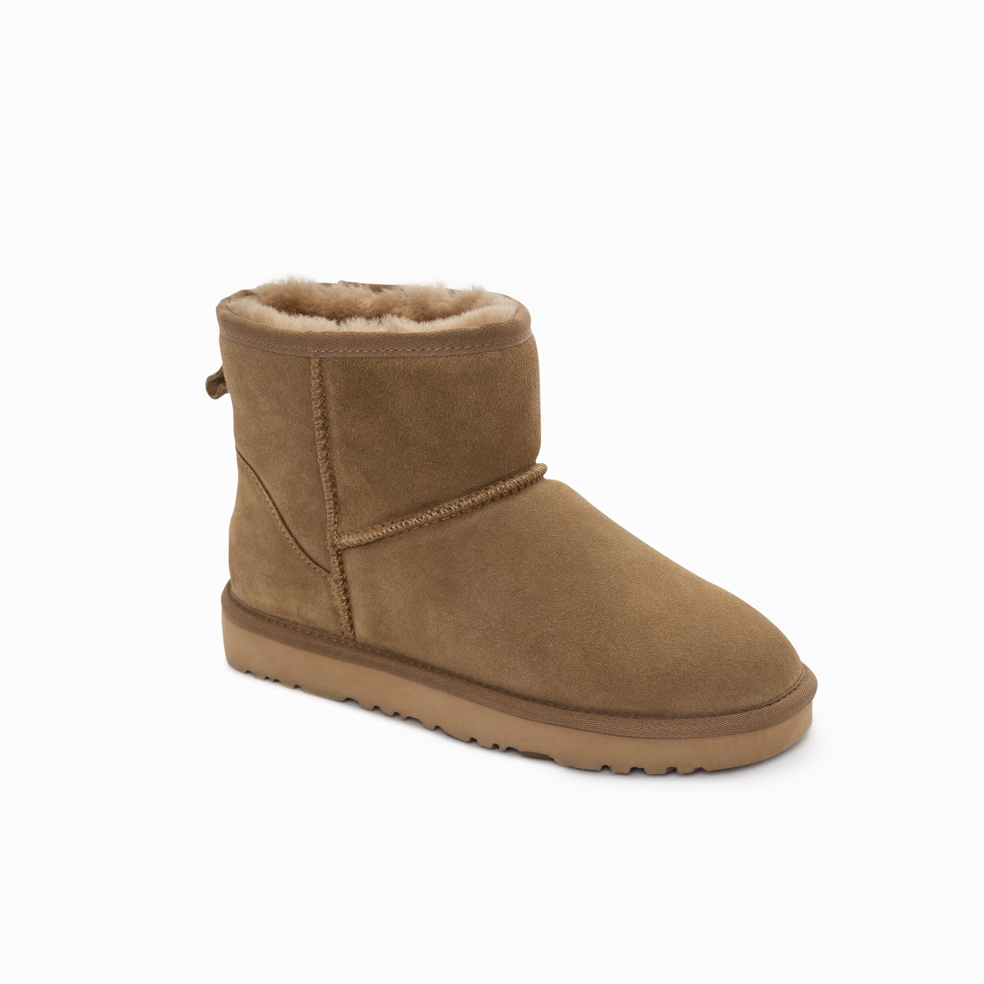 V317-OB664-OLIVE-44-94903-00 Ugg Boots Genuine Australian Sheepskin Unisex Mini Classic Suede (Olive, EU44) - Image 1