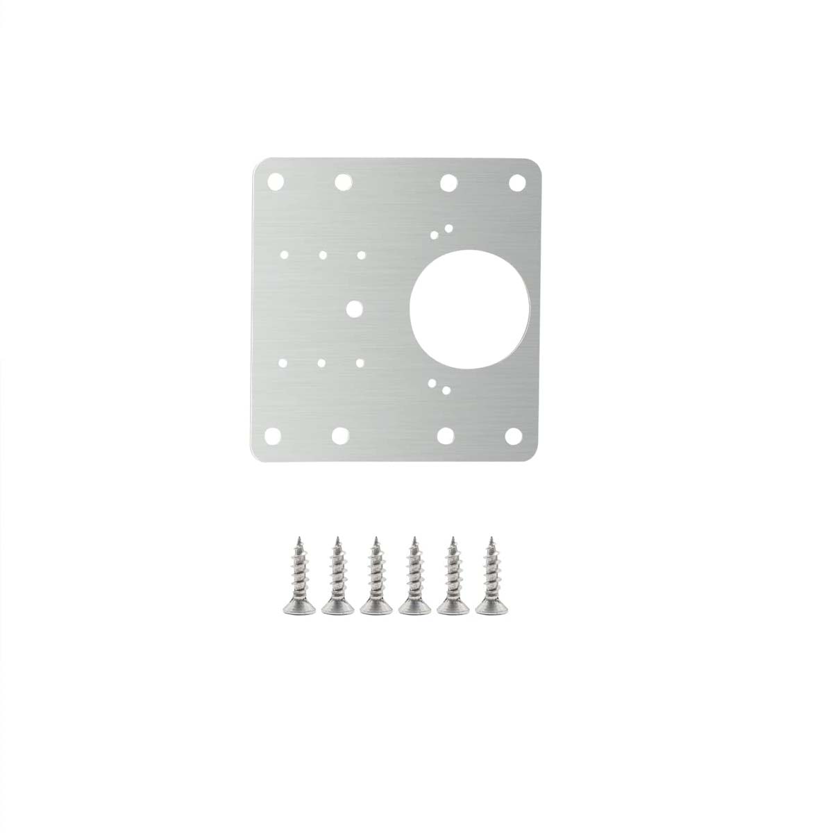 V324-1X-HINGEPLATE-130983-00 1 Pcs Kitchen Cupboard Door Cabinet Hinges Repair Plate Brackets Kit Fixing Screws - Image 1