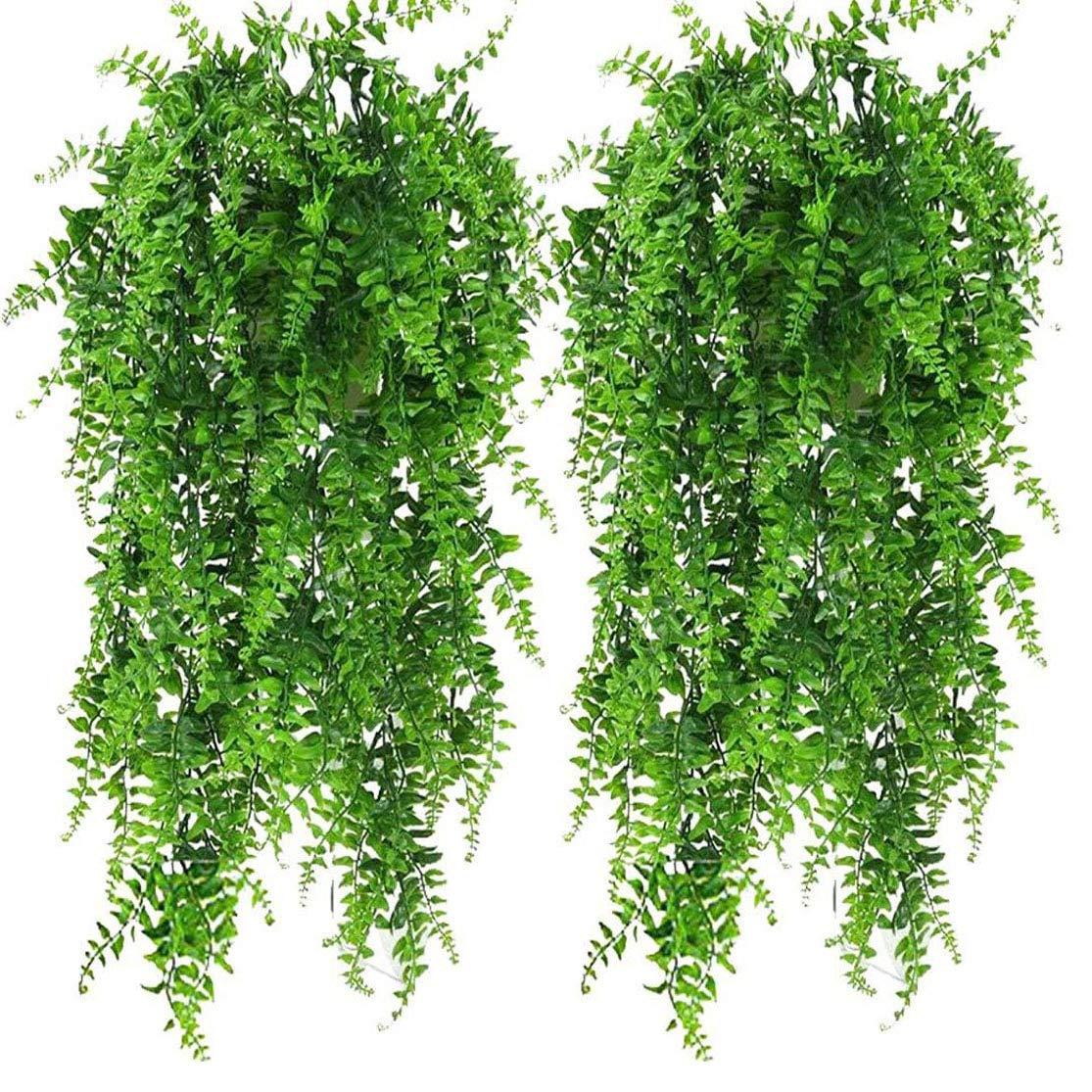 Version 1.0.0 2 Pack 76cm Fake Plants Faux Artificial Eucalyptus Plants Home Garden Window Office Wedding Decoration - Image 1