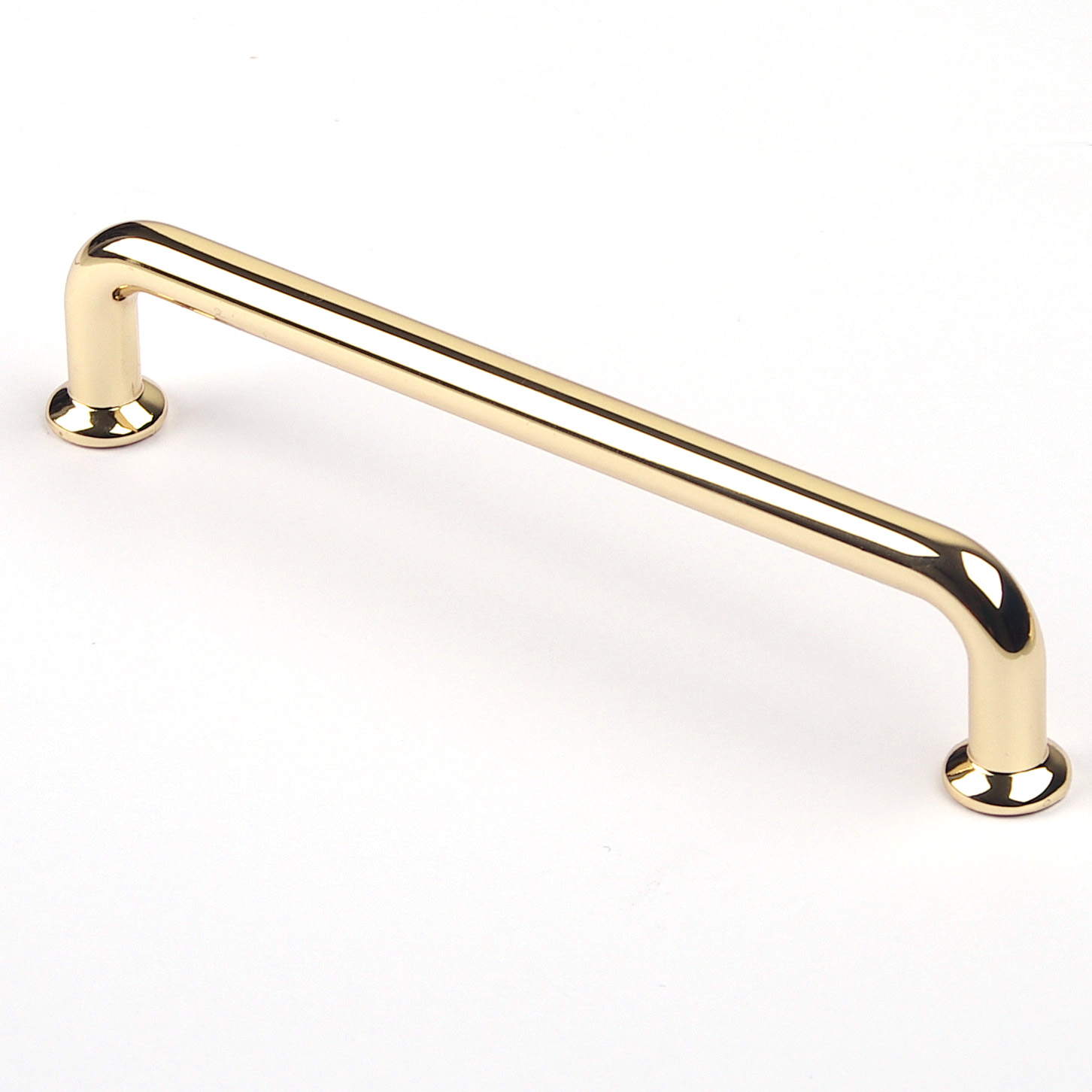 V324-6060-128-79607-00 128mm Polished gold Furniture Kitchen Bathroom Cabinet Handles Drawer Bar Handle Pull Knob - Image 1