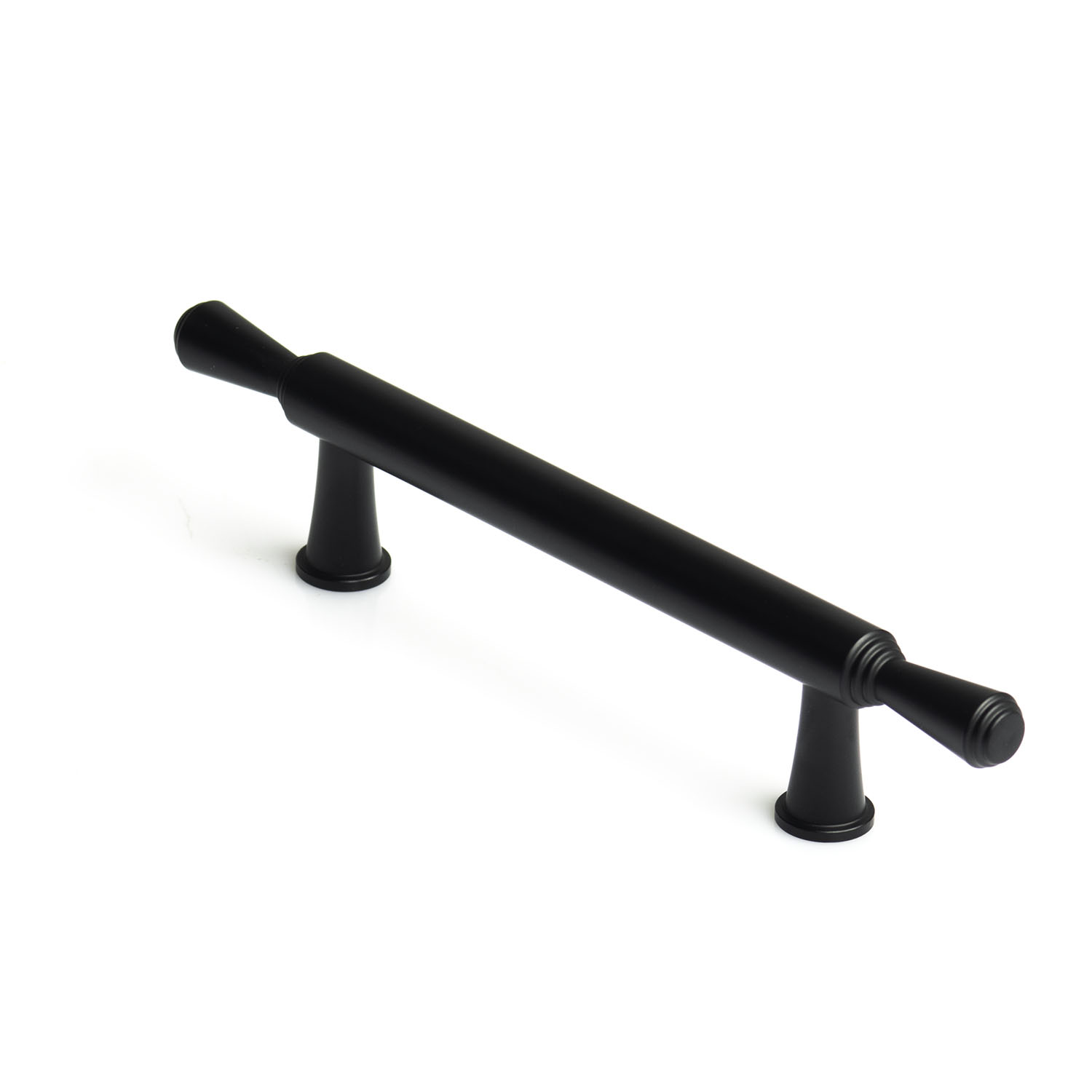 V324-6892BK-96-184093-00 Black Zinc Kitchen Cabinet Handles Drawer Bar Handle Pull 96mm - Image 1
