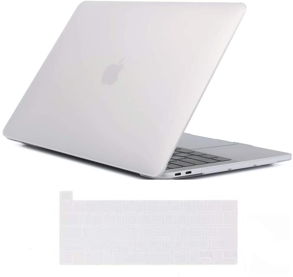 V324-A2141-M-CLEAR-69643-00 MacBook Pro 16 inch 2020 Release A2141 Matte Shell Case Keyboard Cover Touch Bar Clear - Image 1