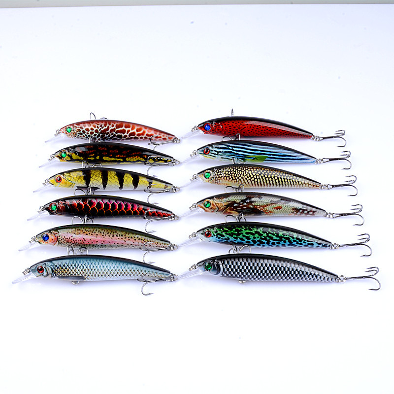V324-LB106-LB106-1-00 12x Popper Poppers 14cm Fishing Lure Lures Surface Tackle Fresh Saltwater - Image 1