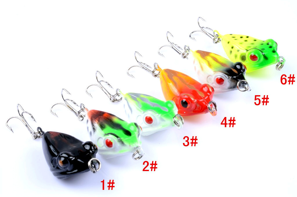 V324-P0025-1-00 6X 4cm Popper Poppers Fishing Lure Lures Surface Tackle Fresh Saltwater - Image 1