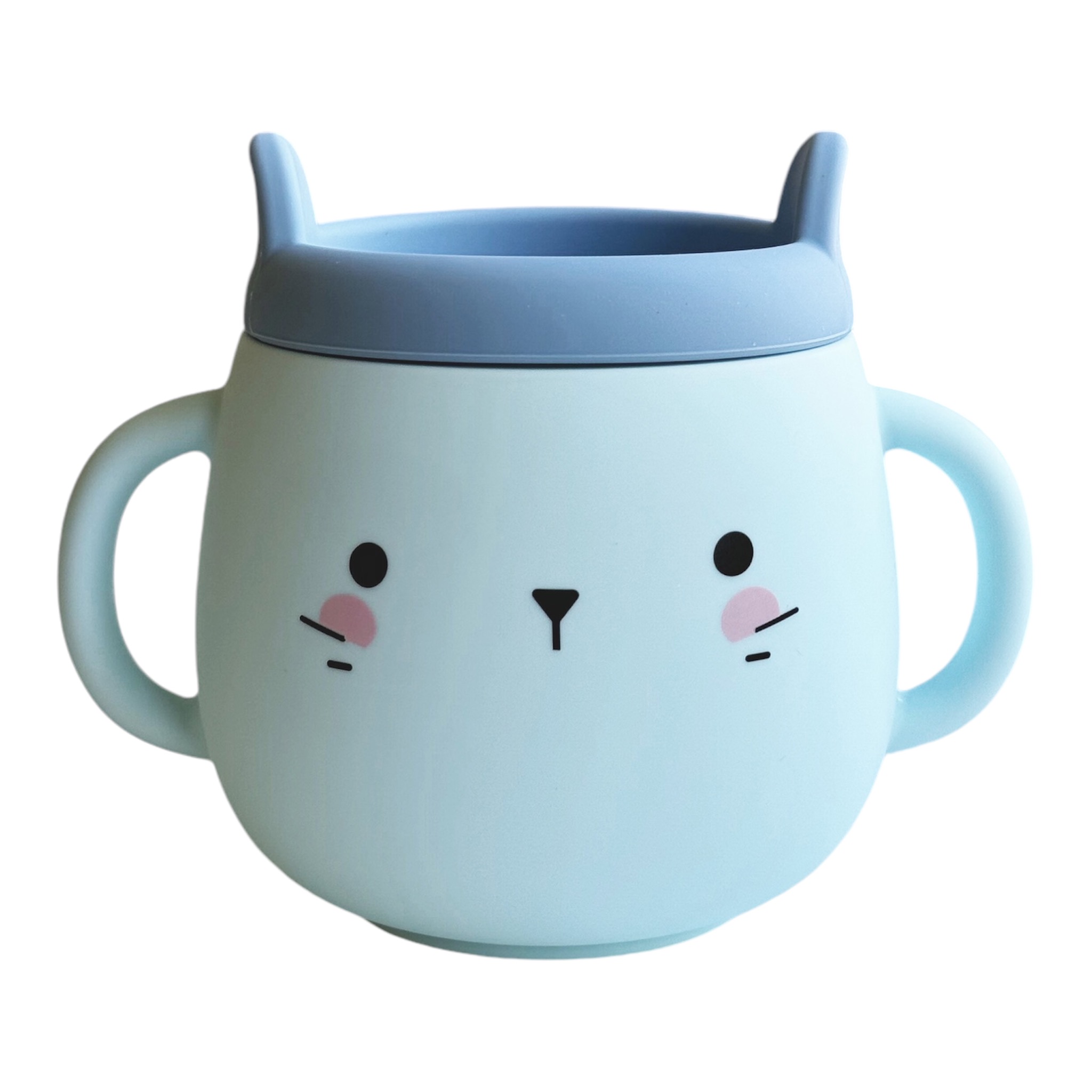V360-SCPG-B-202506191420-00 Whisker Wonderland Innovative Hydroponic Cat Grass Growing Mug - Blue | Soil-Free, Digestion & Hairball Aid, Eco-Friendly Silicone, Reusable - Image 1