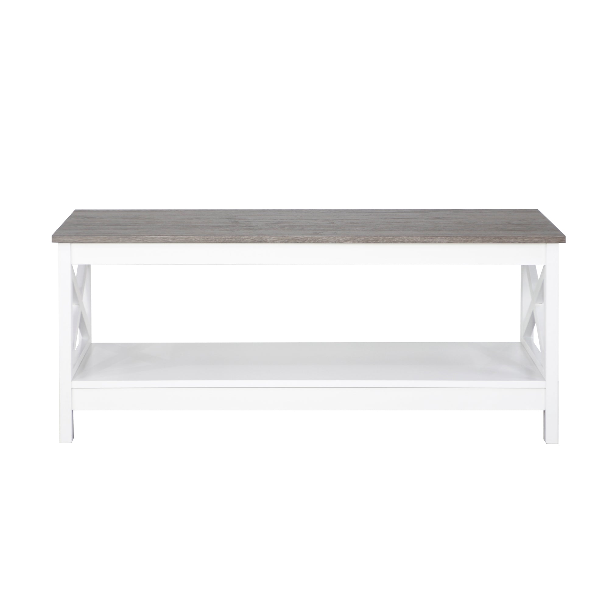 V369-LT8025-LT8025-2_1024x1024_2x-00 Coastal Coffee Table in White and Grey - Image 1