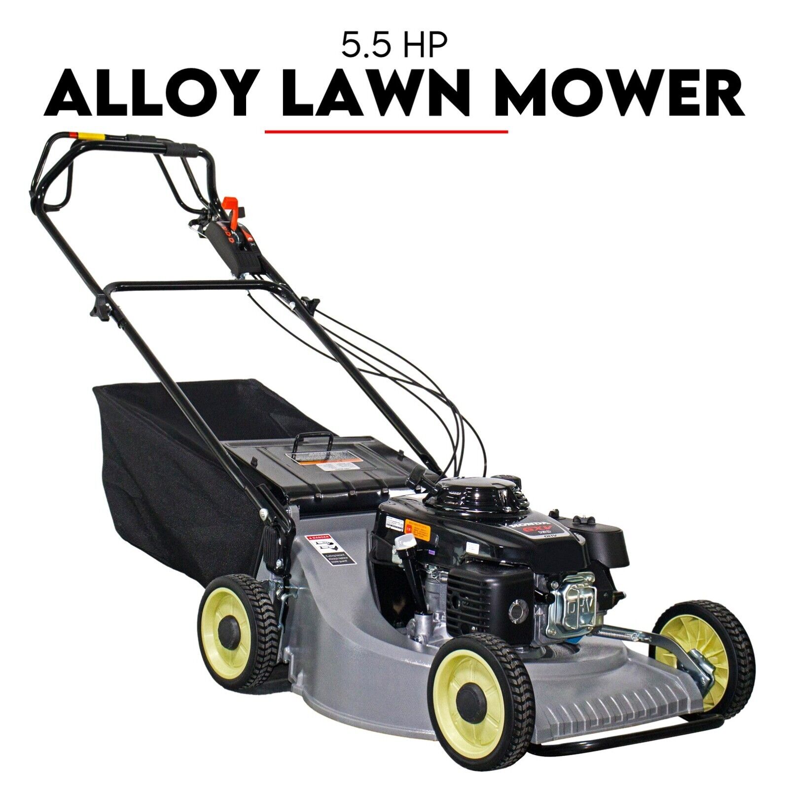 V379-LAWNMRAL055001-185847-00 LAWN MOWER SELF PROPELLED 21" WITH A 5.5HP HONDA ENGINE ALLOY BODY MULCHING - Image 1
