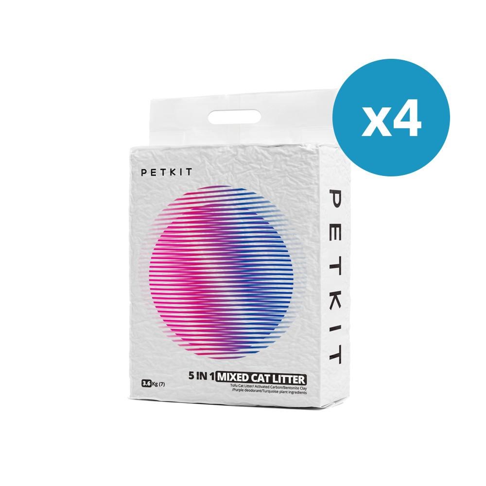 V390-EAN13MTL51-4-84072-00 PETKIT 5 In1 Mixed Cat Litter X 4 - Image 1