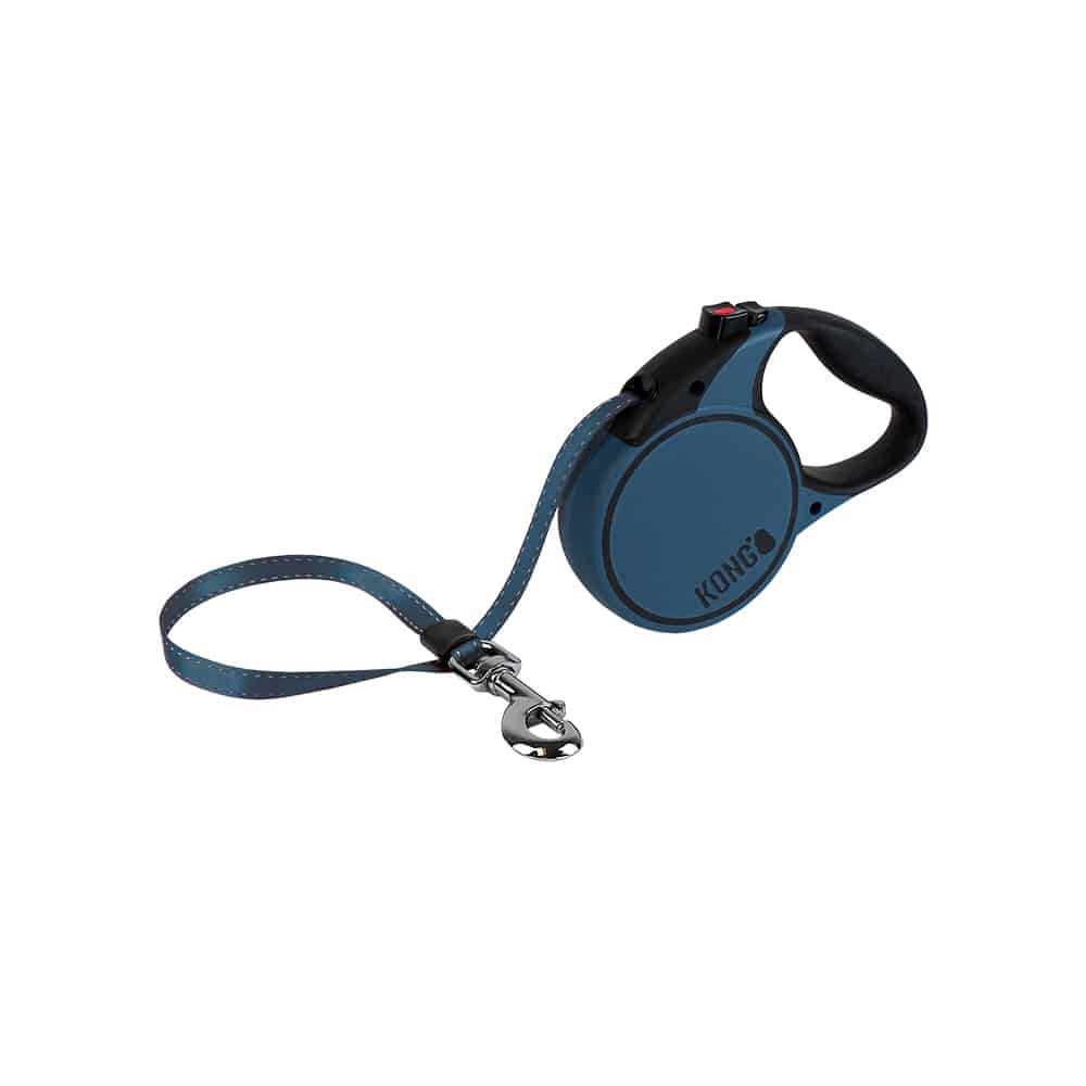 V390-KTRNLLBL-185509-00 KONG Terrain Blue Retractable Leashes Large - Image 1