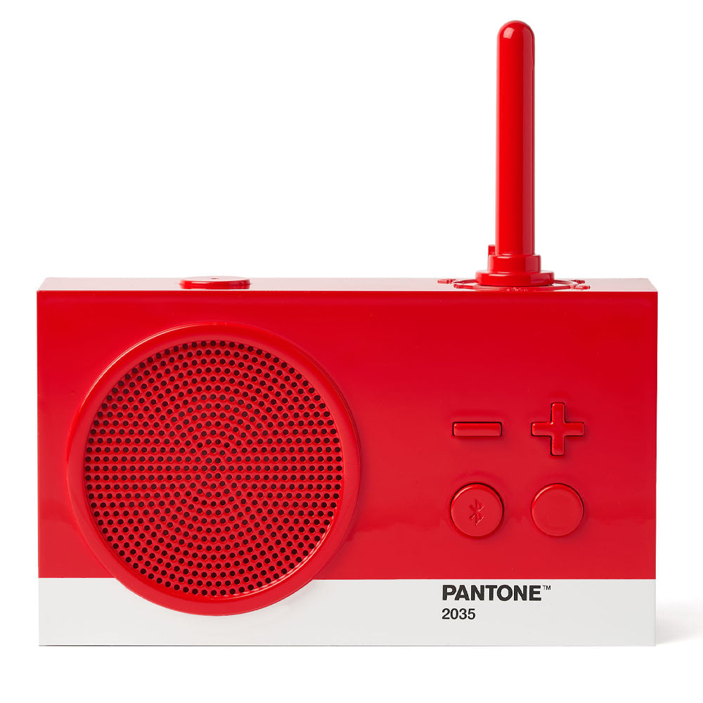 V398-LD-LA119PT-R-202506191331-00 Lexon Thykho 3 Fm Radio & Bluetooth Speaker PANTONE -2035 Red - Image 1