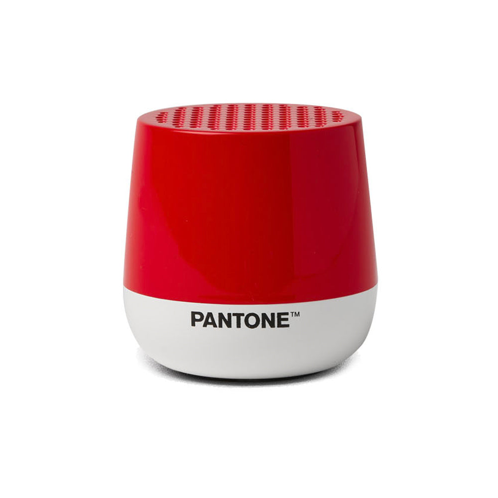 V398-LD-LA125PT-R-202506051212-00 Lexon Mino+ Mini Bluetooth Speaker PANTONE - 2035 Red - Image 1
