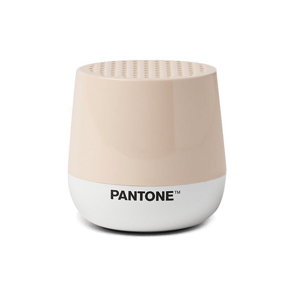 V398-LD-LA125PT-S-202506051212-00 Lexon Mino+ Mini Bluetooth Speaker PANTONE - Sand - Image 1