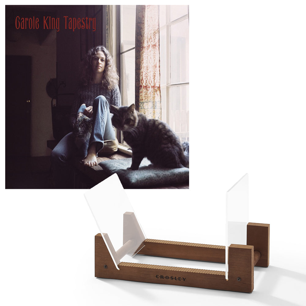 V398-SM-19439840701-BS-202503141630-00 Carole King Tapestry Vinyl Album & Crosley Record Storage Display Stand - Image 1