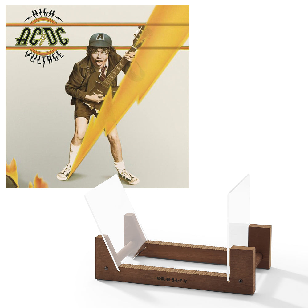 V398-SM-5107591-BS-202504111830-00 Ac/Dc High Voltage Vinyl Album & Crosley Record Storage Display Stand - Image 1