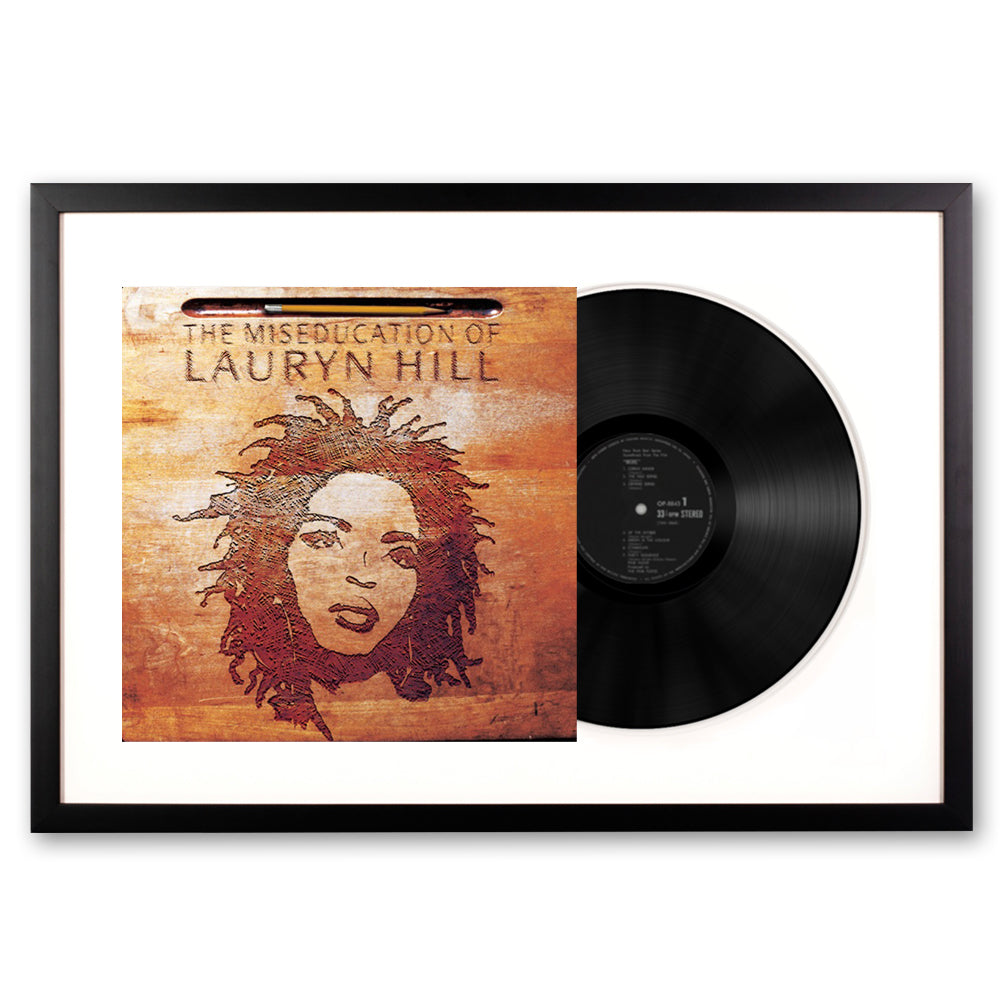 V398-SM-88875194221-FD-202506131226-00 Framed Lauryn Hill the Miseducation of Lauryn Hill Vinyl Album Art - Image 1