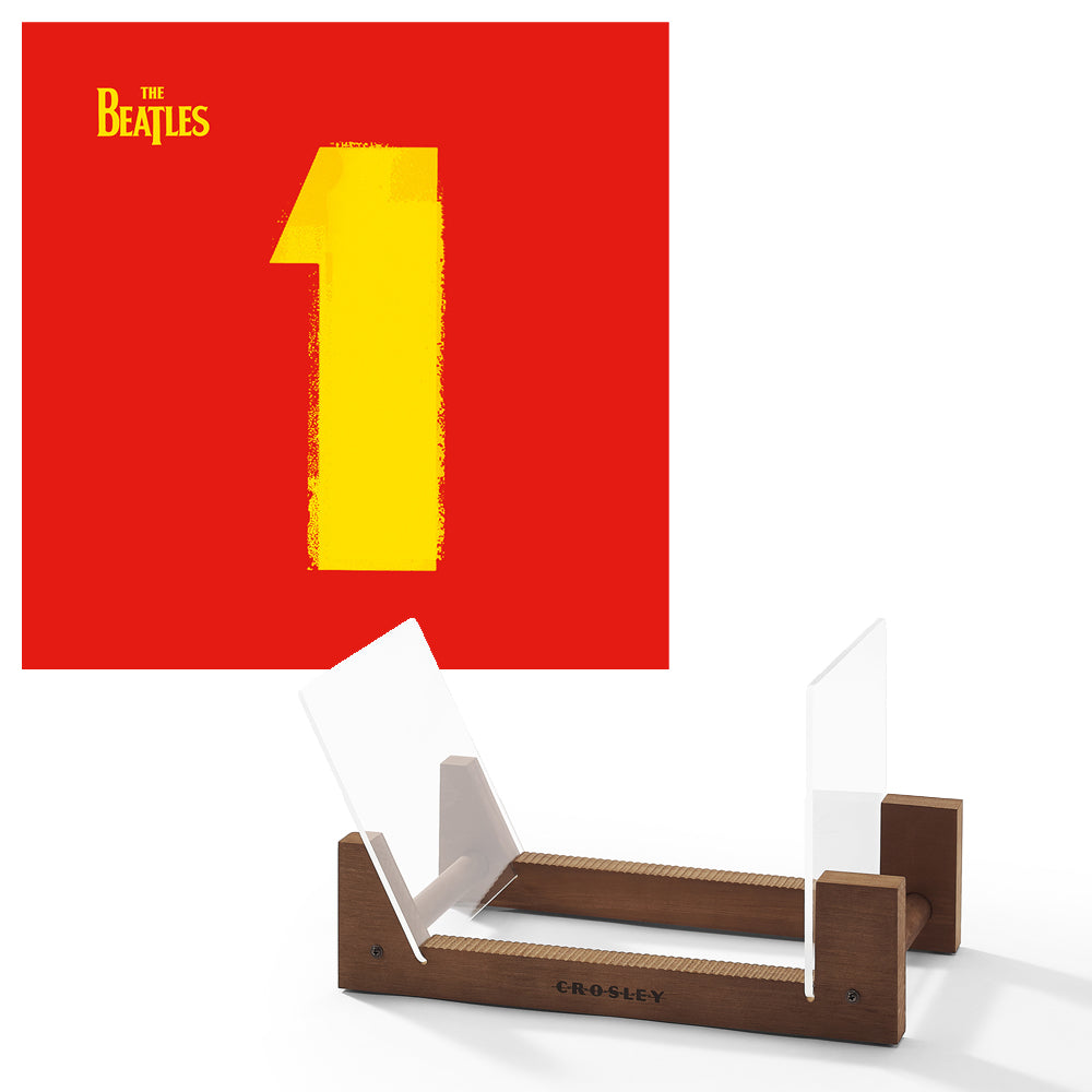V398-UM-4756790-BS-202503281940-00 The Beatles - 1 - Double Vinyl Album & Crosley Record Storage Display Stand - Image 1