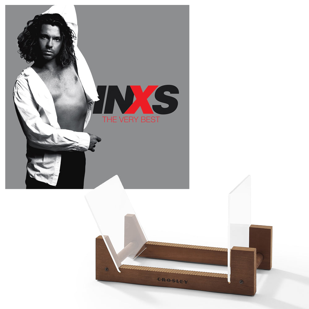 V398-UM-5788706-BS-202503031305-00 Inxs The Very Best - Double Vinyl Album & Crosley Record Storage Display Stand - Image 1