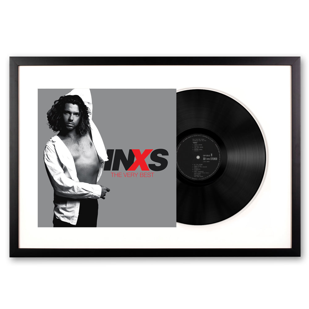 V398-UM-5788706-FD-202503041723-00 Framed INXS The Very Best - Double Vinyl Album Art - Image 1
