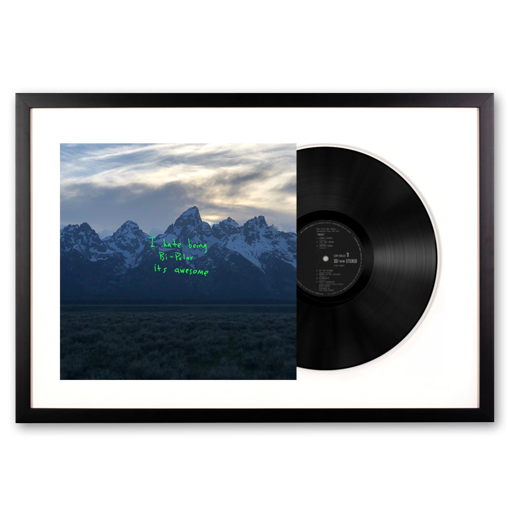 V398-UM-6778469-FD-202506190527-00 Framed Kanye West - Ye - Vinyl Album Art - Image 1
