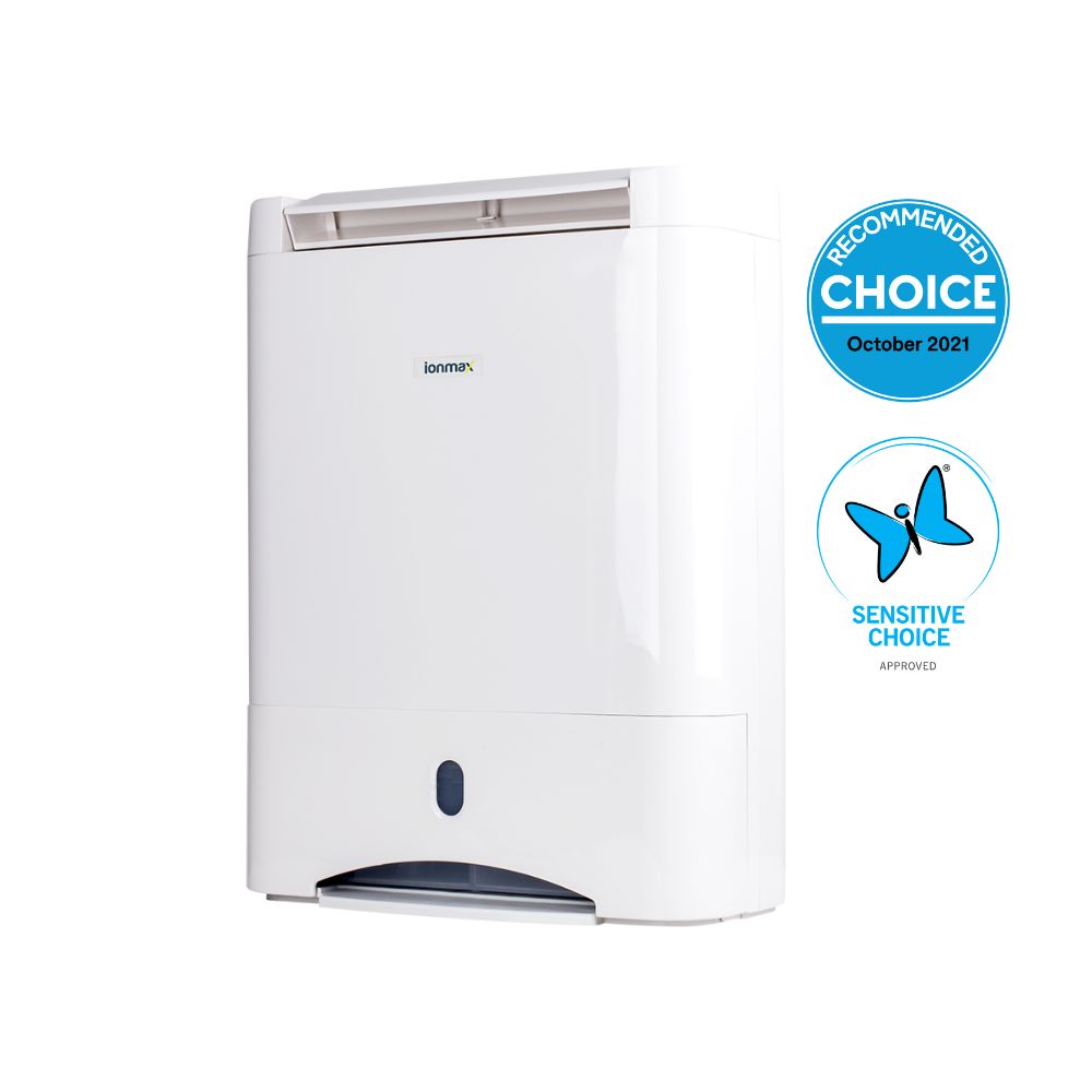 V404-ION632-67538-00 Ionmax ION632 10L/day Desiccant Dehumidifier CHOICE Recommended & Sensitive Choice Approved - Image 1
