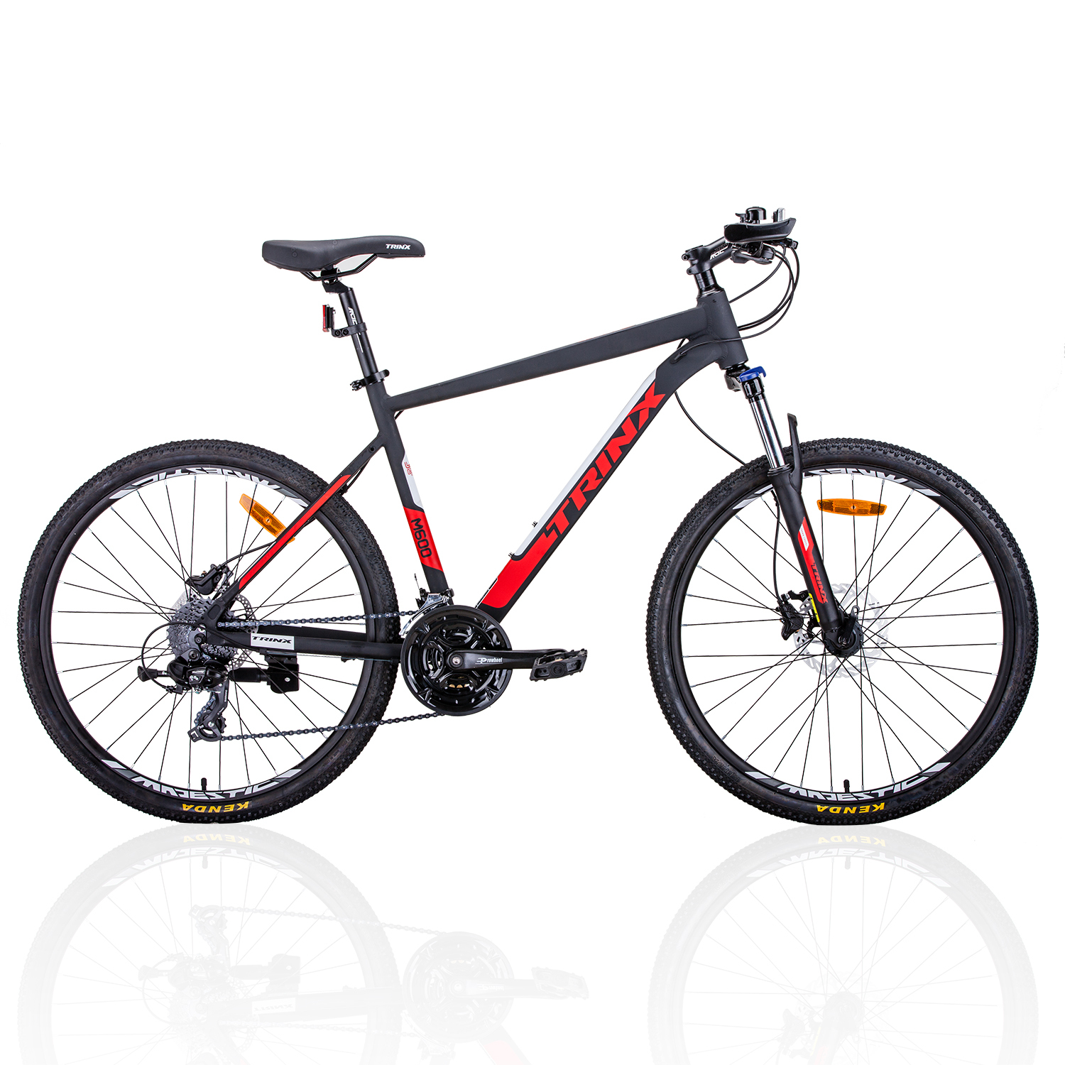V406-M600_19_RED-89635-00 Trinx M600 Mountain Bike 24 Speed MTB Bicycle 19 Inches Frame Red - Image 1