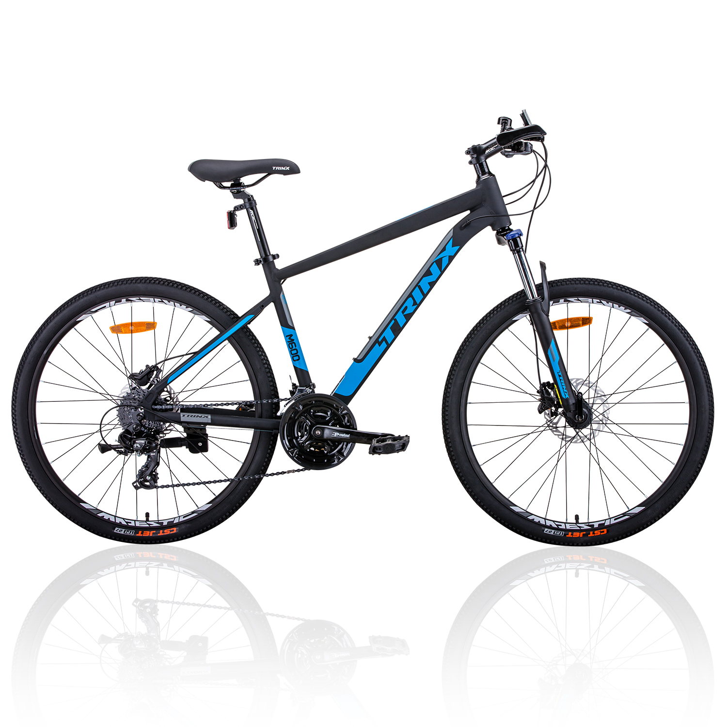 V406-M600_21_BLUE-89634-00 Trinx M600 Mountain Bike 24 Speed MTB Bicycle 21 Inches Frame Blue - Image 1