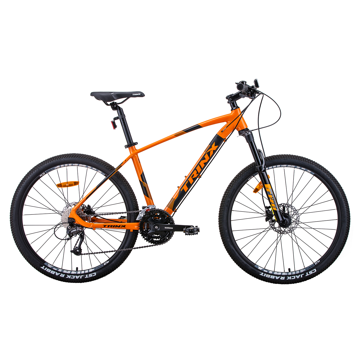 V406-X1_19_ORANGE-89621-00 Trinx X1 MTB Mountain Bike Shimano Altus M370 27 Speed 19 Inches Frame Orange/Black - Image 1