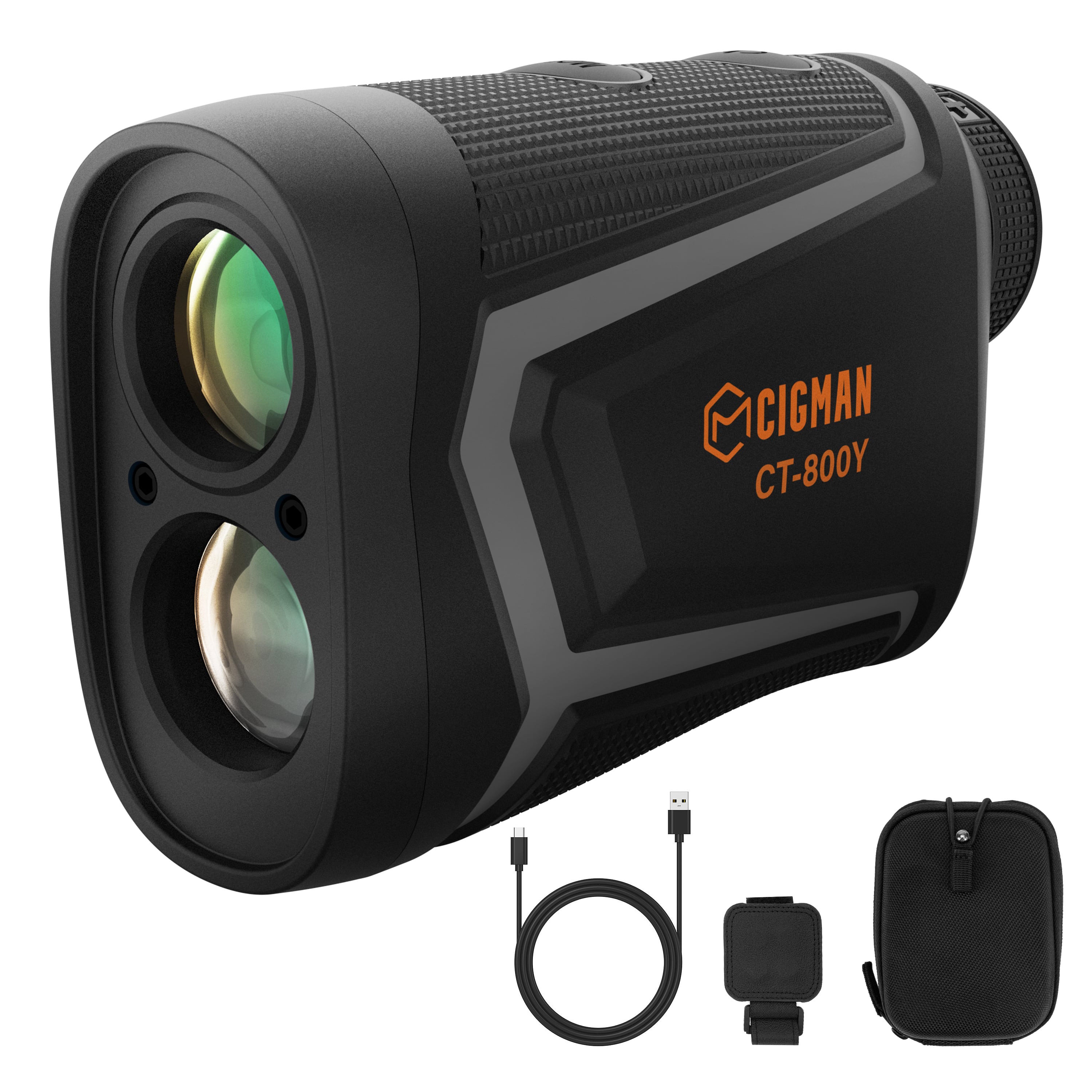 V413-CT-800Y-186604-00 CIGMAN Golf Range Finder 800 Yards Laser Golf Rangefinder with Slope
CT-800Y - Image 1