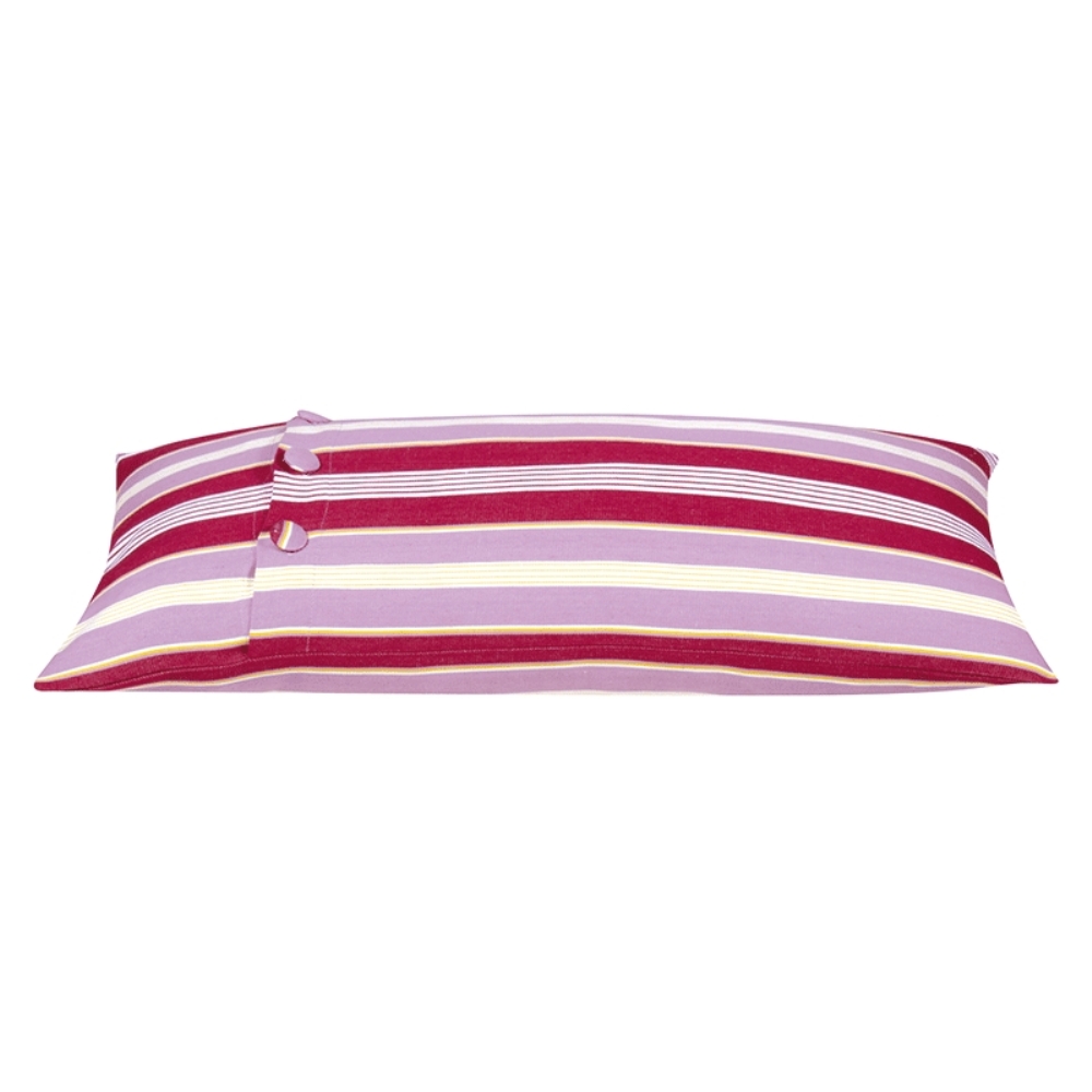 V416-437134F10-77299-00 Coste Fuchsia 35x70cm Multicoloured Striped Cushion Cover - Image 1